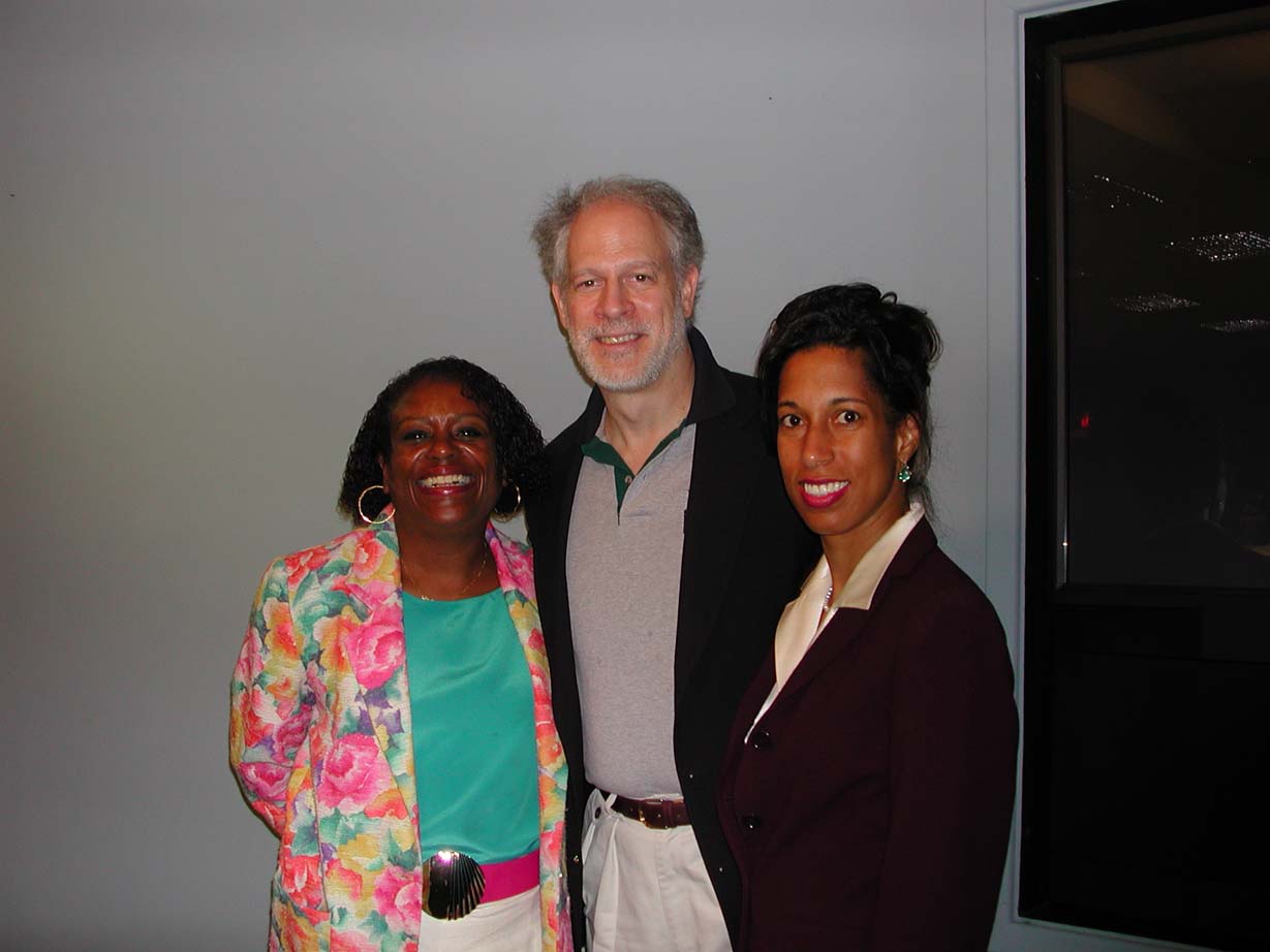 Linda Felix, Richard DiClemente, and Gina Wingood, following their presentation on the WiLLOW Program