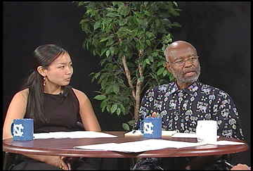 From left to right: Annice Eu-Shin Kim, MPH, Doctoral Candidate, Department of Health Behavior and Health Education, UNC-SPH AND Bill Jenkins, PhD, MPH, Research Professor of Public Health and Associate Director, Research Center on Health Disparities, Morehouse College, Atlanta, GA 