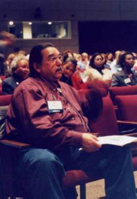 Richard Moore waits to give the William T. Small, Jr. Keynote Lecture