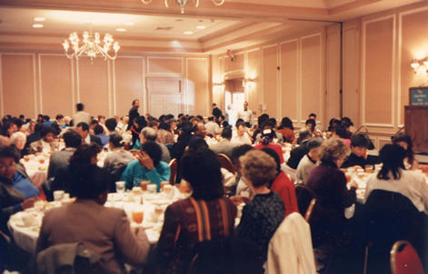 Minority Health Conference lunch at the Carolina Inn, February 2000