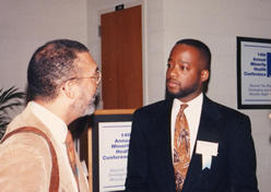 Keynote Lecturer Norman Anderson, Ph.D. (right) with Robert Robinson, Dr.P.H. at the 14th Annual Conference
