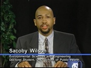 Sacoby Wilson moderates broadcast
				  of Keynote Lecture, February 2005