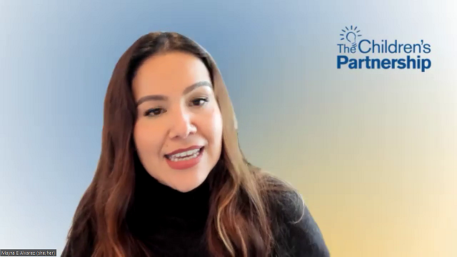 Screenshot of Mayra Alvarez Zoom interview