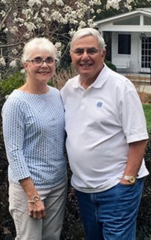 Lynda and Dick Baddour at their home