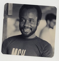 Photo of Bill Jenkins in 1970s Epid Dept photobook