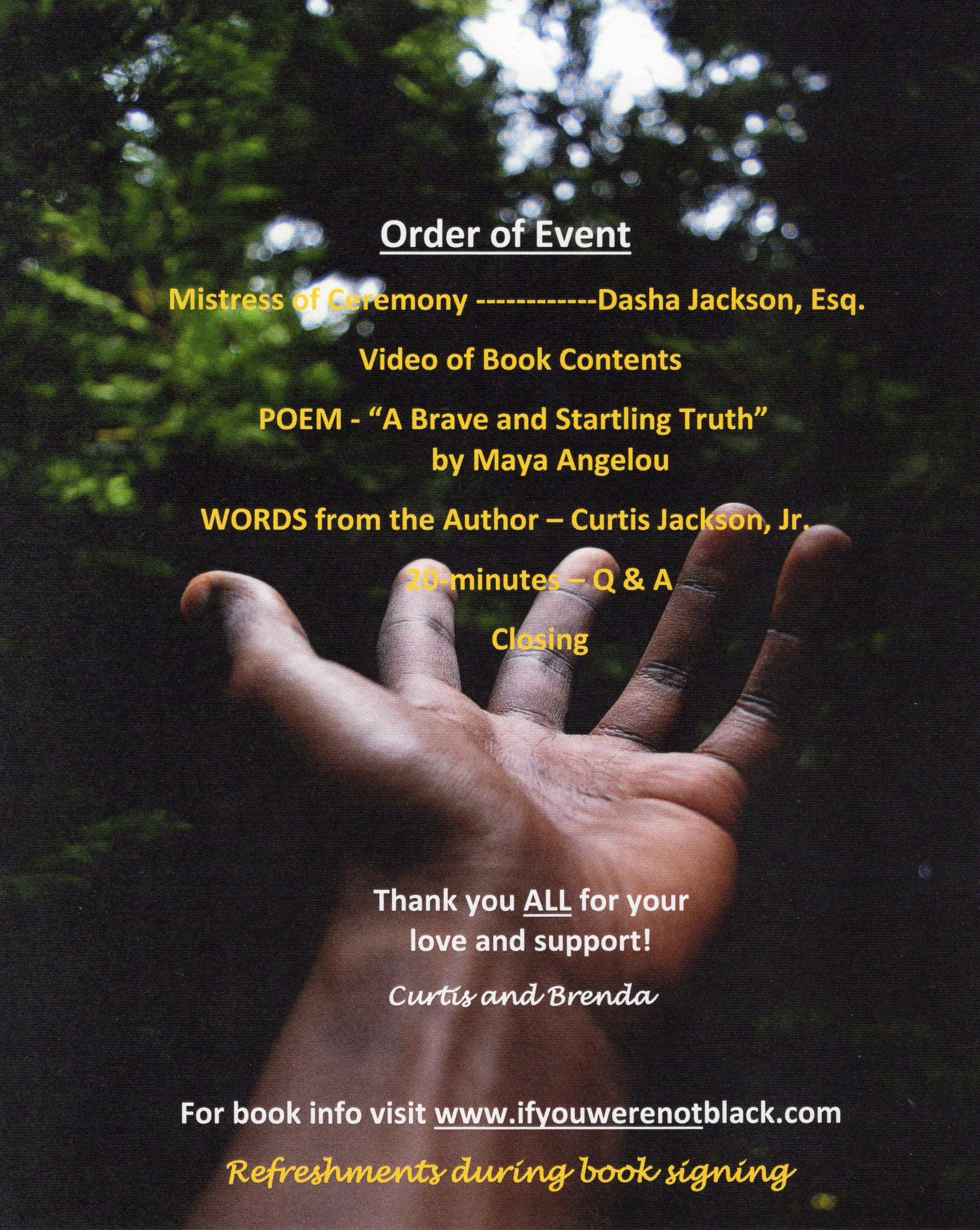 Scan of Event program