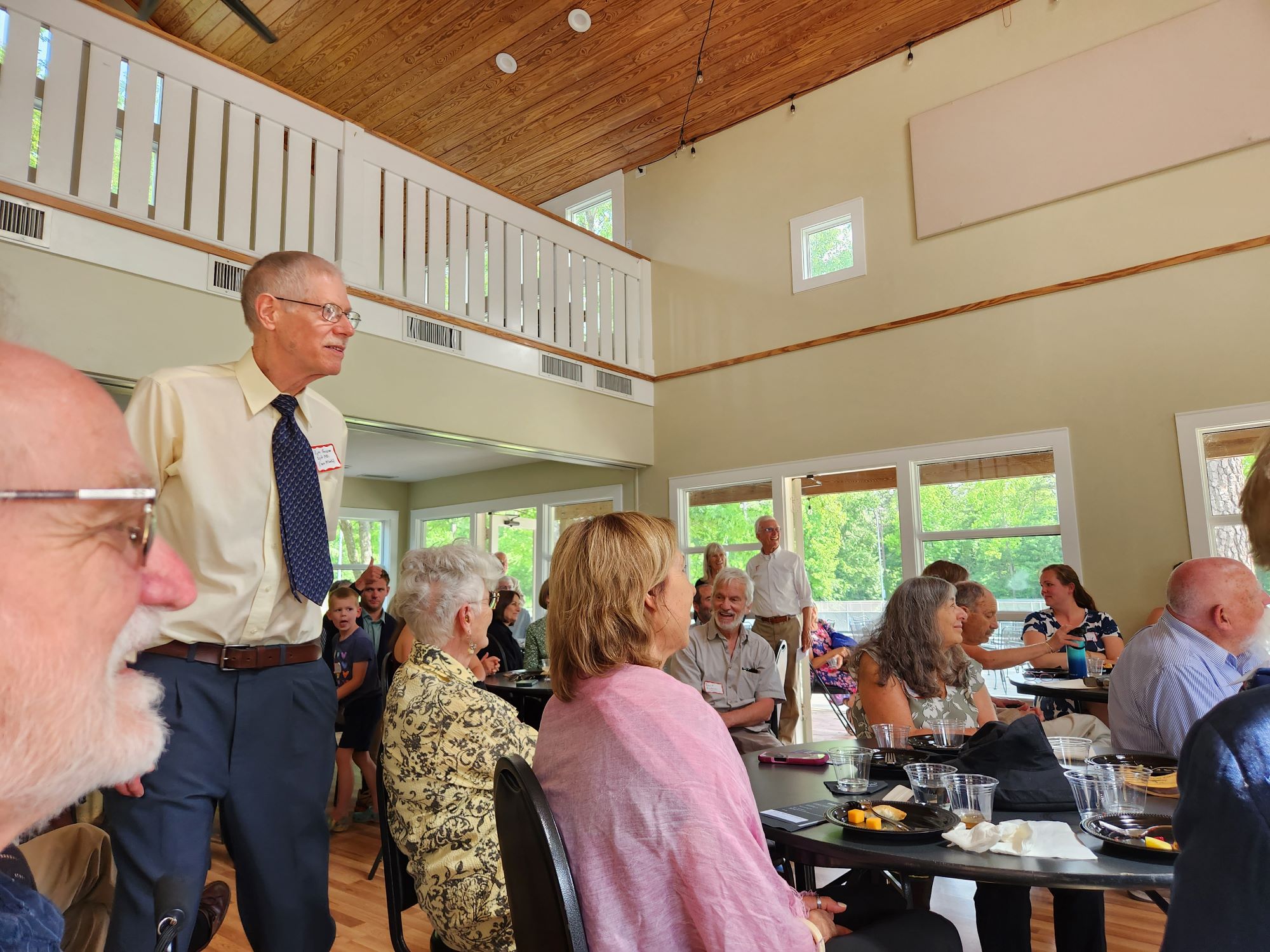 Photo of Tim Wilcosky's memorial celebration